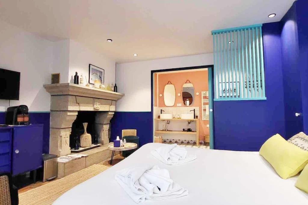 Chambre Majorelle - Rdc - Plage 50M - Rue Gratuite サン・マロ エクステリア 写真