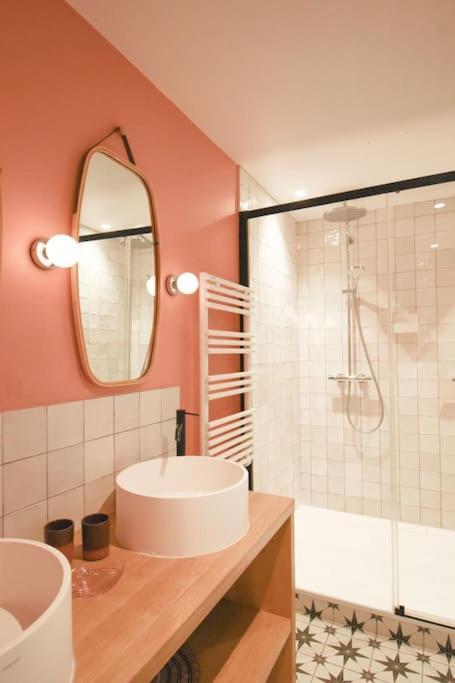 Chambre Majorelle - Rdc - Plage 50M - Rue Gratuite サン・マロ エクステリア 写真